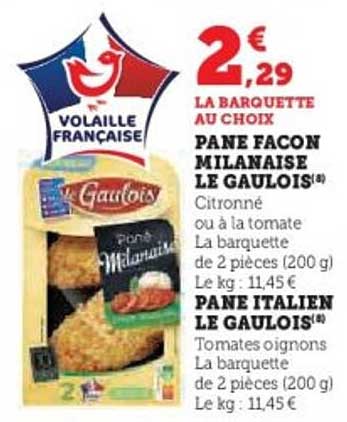 LA BARQUETTE AU CHOIX