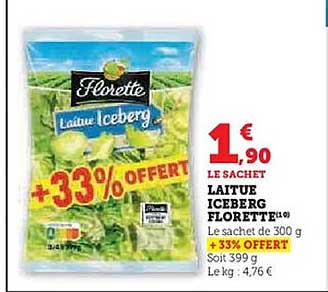 LAITUE ICEBERG FLORETTE