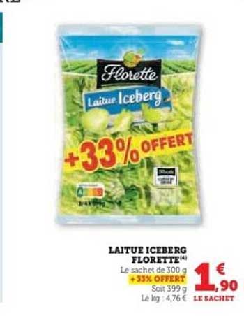 LAITUE ICEBERG FLORETTE