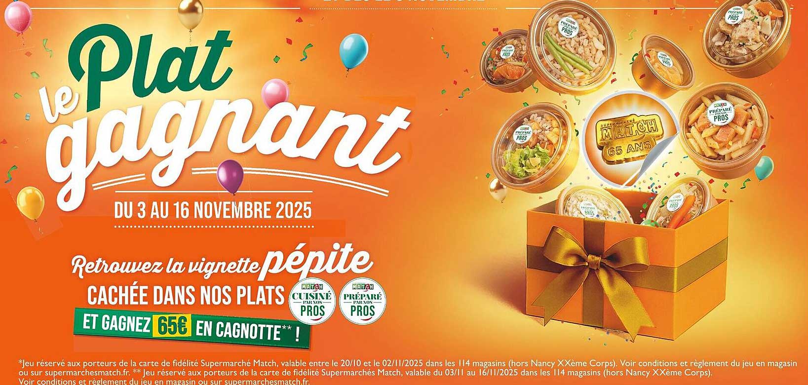 le Plat gagnant