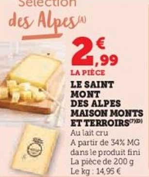 LE SAINT MONT DES ALPES MAISON MONTS ET TERROIRS