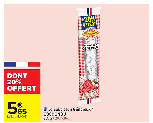 Le Saucisson Généreux Cochonou