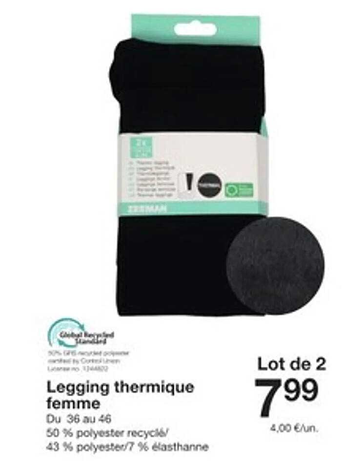 Legging thermique femme