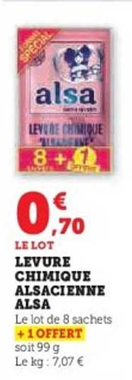 LEVURE CHIMIQUE ALSACIENNE ALSA