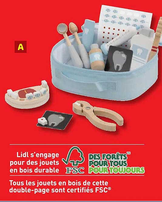 Lidl s’engage pour des jouets en bois durable