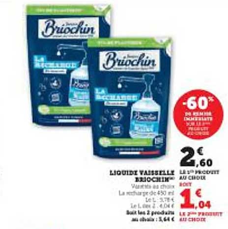 LIQUIDE VAISSELLE BRIOCHIN