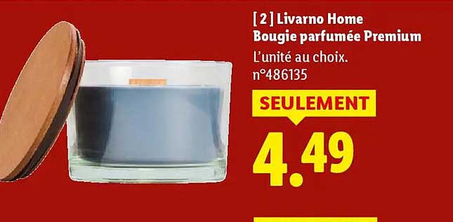 Livorno Home Bougie parfumée Premium