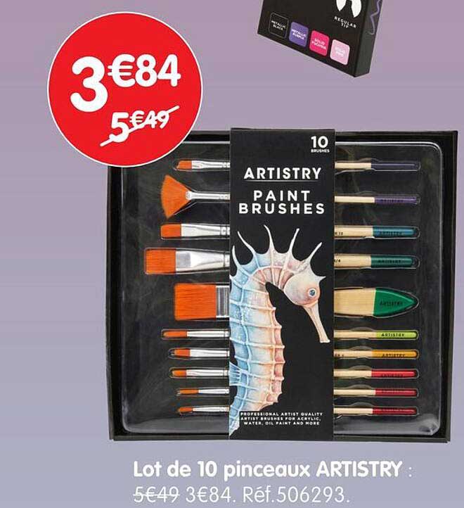 Lot de 10 pinceaux ARTISTRY