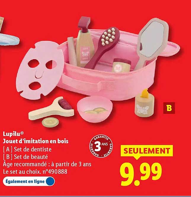 Lupilu® Jouet d’imitation en bois