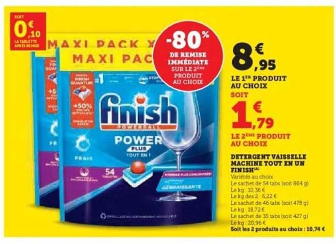 MAXI PACK FINISH POWER PLUS TOUT EN UN