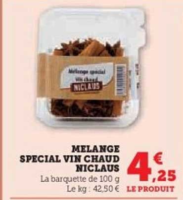 MELANGE SPECIAL VIN CHAUD NICLAUS