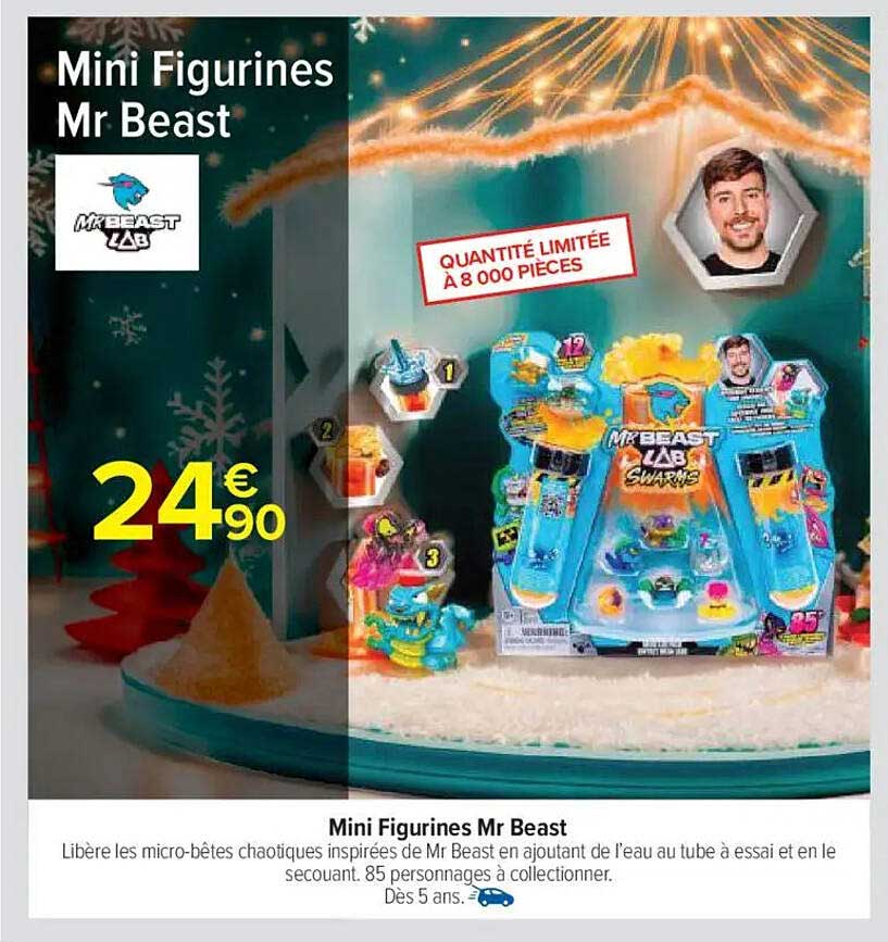 Mini Figurines Mr Beast