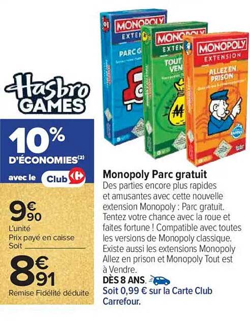 Monopoly Parc gratuit
