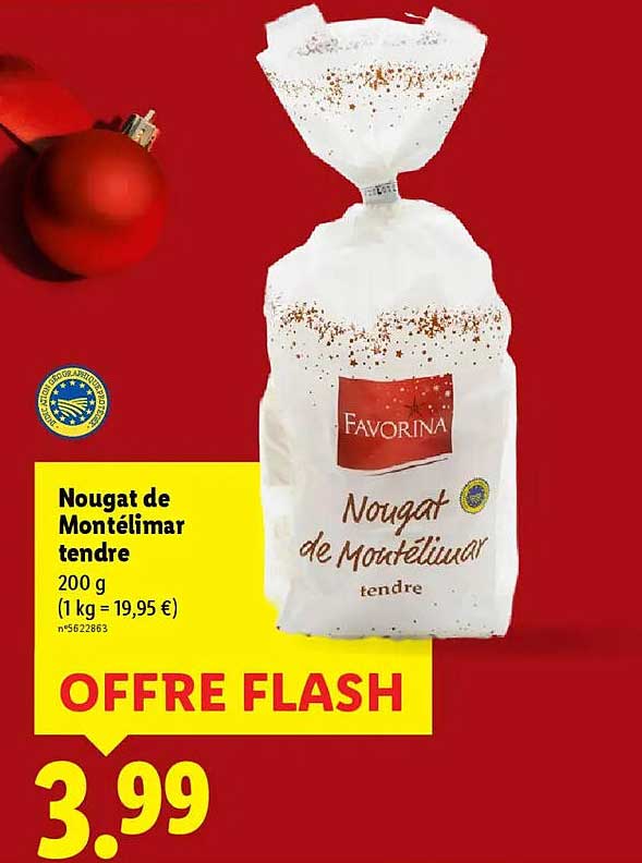 Nougat de Montélimar tendre