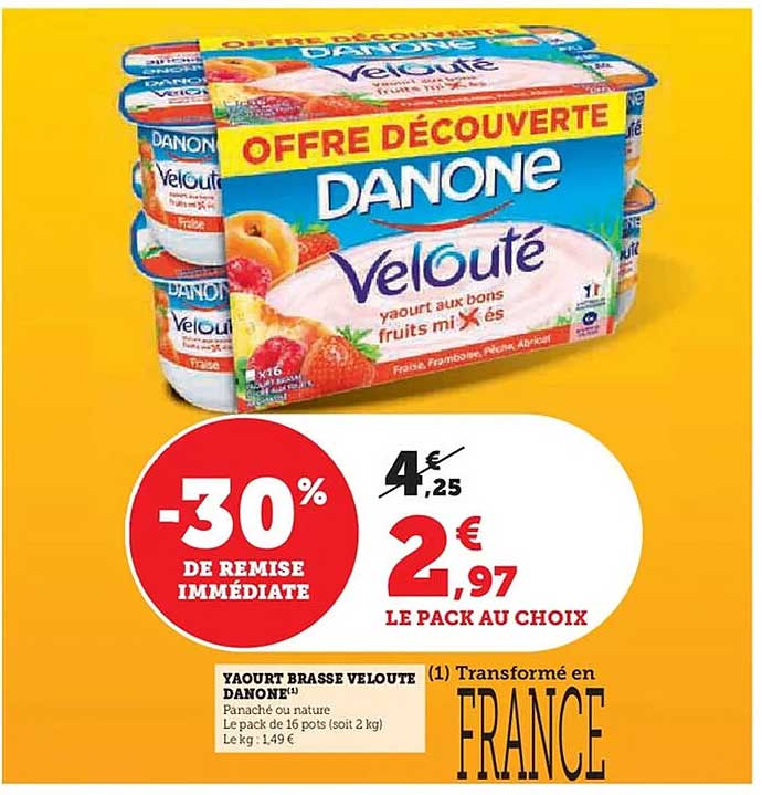 OFFRE DÉCOUVERTE DANONE Velouté