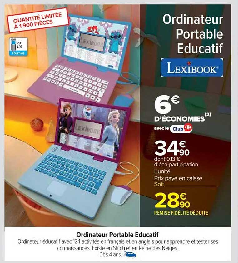 Ordinateur Portable Educatif