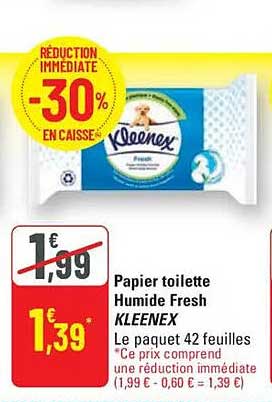 Papier toilette Humide Fresh KLEENEX
