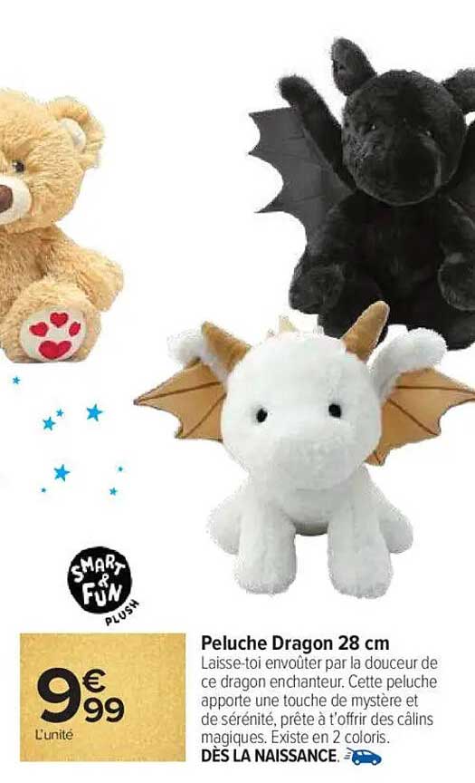 Peluche Dragon 28 cm