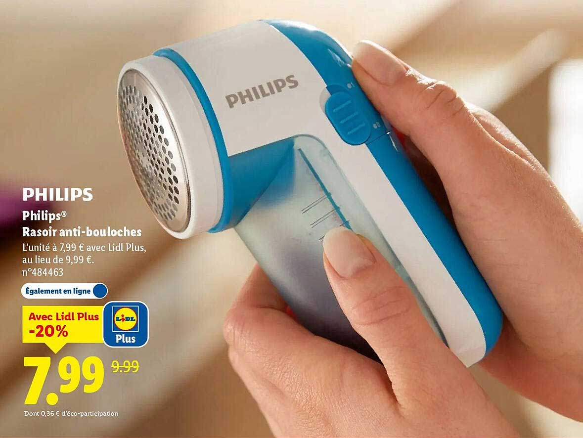 Philips® Rasoir anti-bouloches