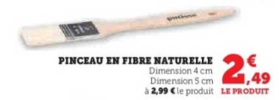 PINCEAU EN FIBRE NATURELLE