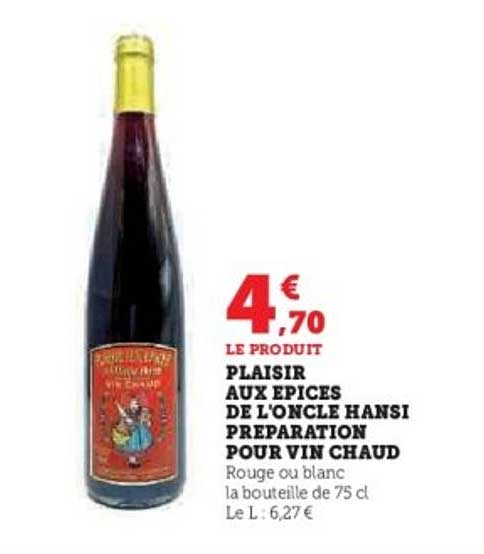PLAISIR AUX EPICES DE L'ONCLE HANSI PREPARATION POUR VIN CHAUD