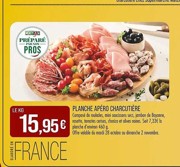 PLANCHE APÉRO CHARCUTIÈRE