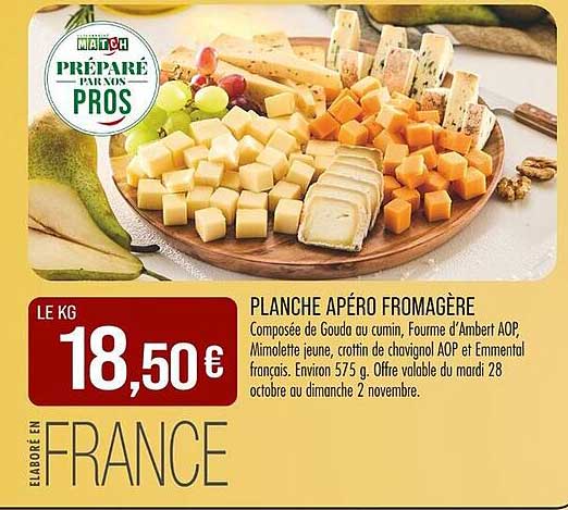 PLANCHE APÉRO FROMAGÈRE