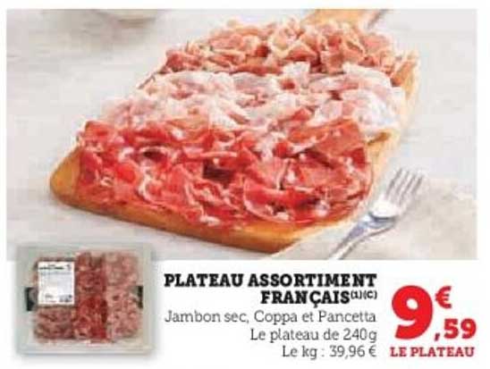 PLATEAU ASSORTIMENT FRANÇAIS