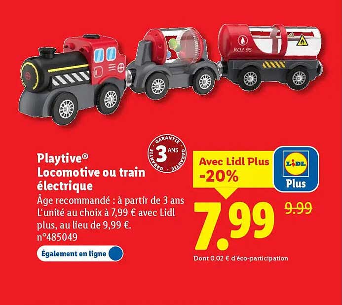 Playtive® Locomotive ou train électrique