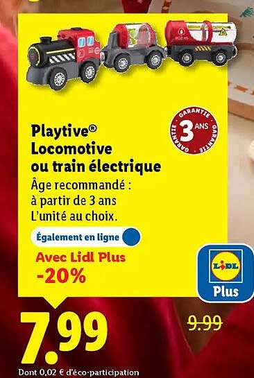 Playtive® Locomotive ou train électrique