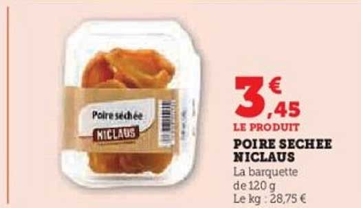 POIRE SECHEE NICLAUS