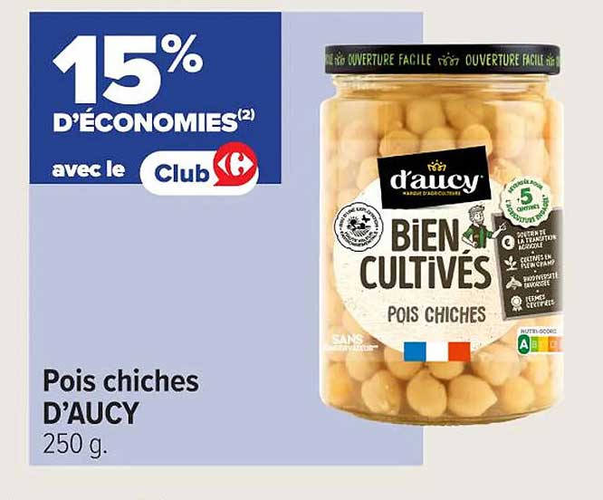 Pois chiches D’AUCY 250 g
