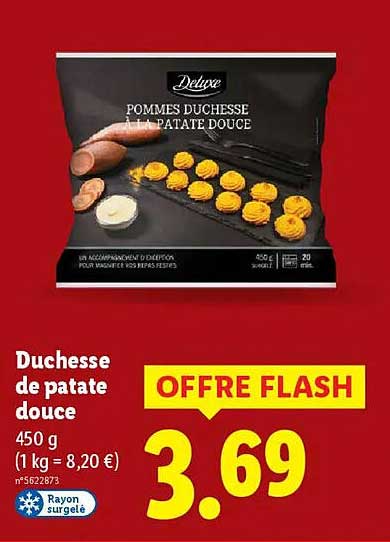 Pommes Duchesse de patate douce