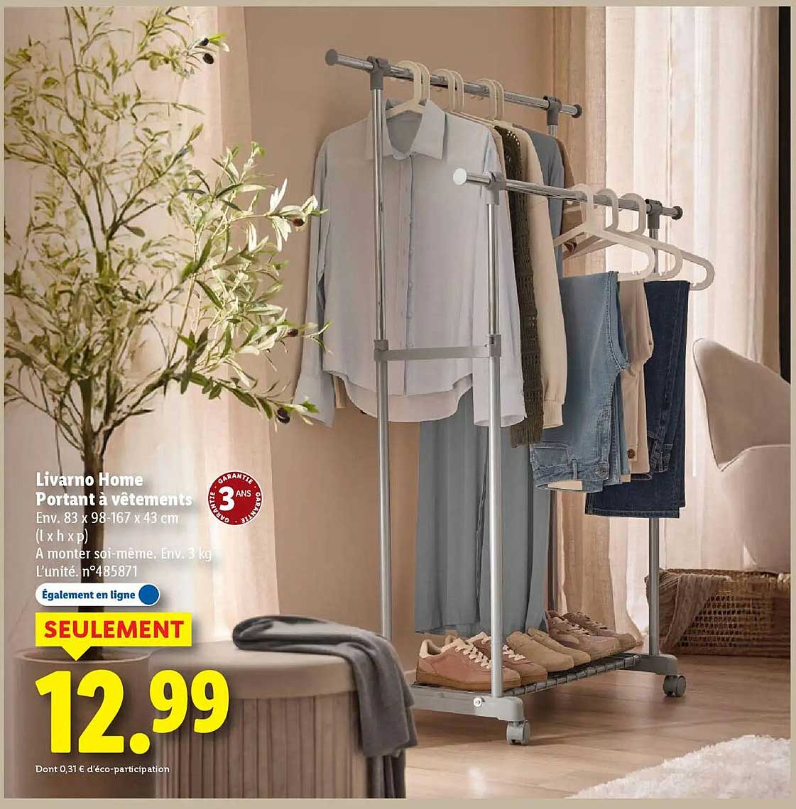 Portant à vêtements Livarno Home