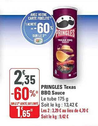 PRINGLES Texas BBQ Sauce