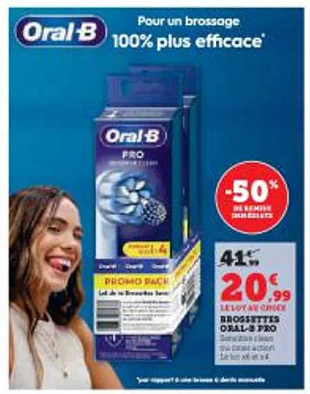 PROMO BACK - Brossettes Oral-B PRO