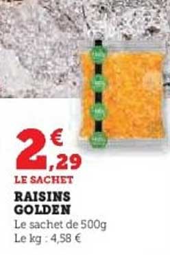 RAISINS GOLDEN