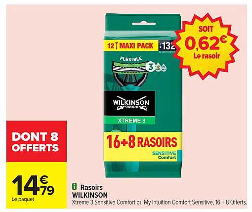 Rasoirs WILKINSON XTREME 3