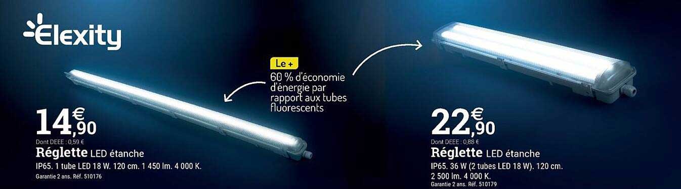 Réglette LED étanche