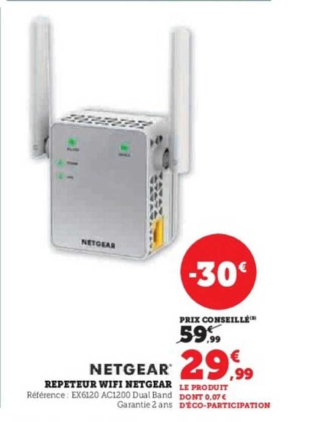 RÉPÉTEUR WIFI NETGEAR