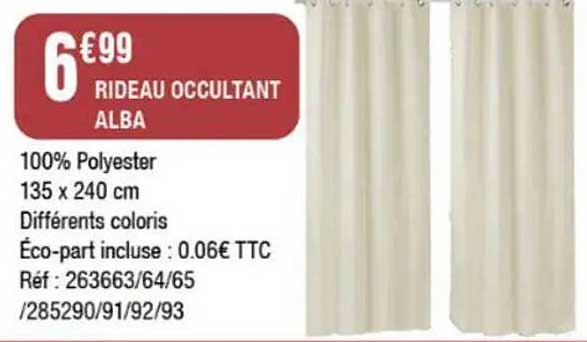 RIDEAU OCCULTANT ALBA