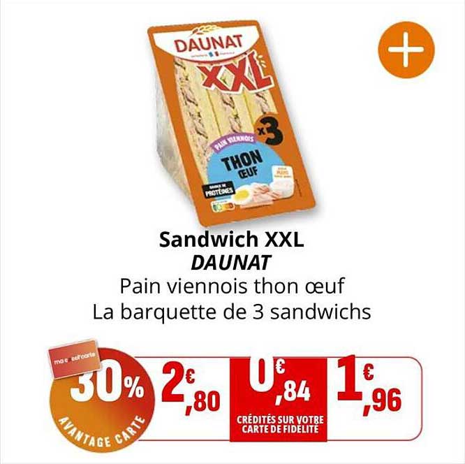 Sandwich XXL DAUNAT