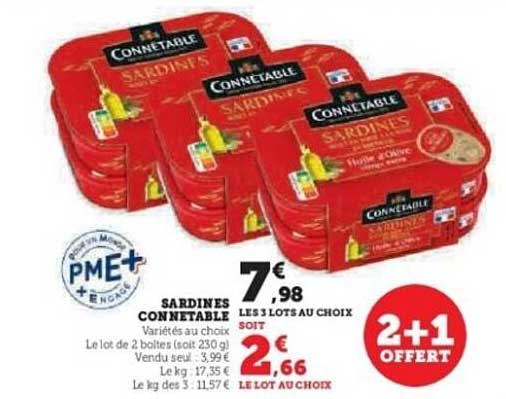 SARDINES CONNETABLE
