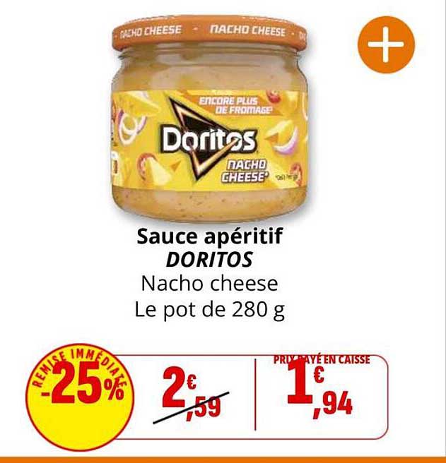 Sauce apéritif DORITOS Nacho cheese