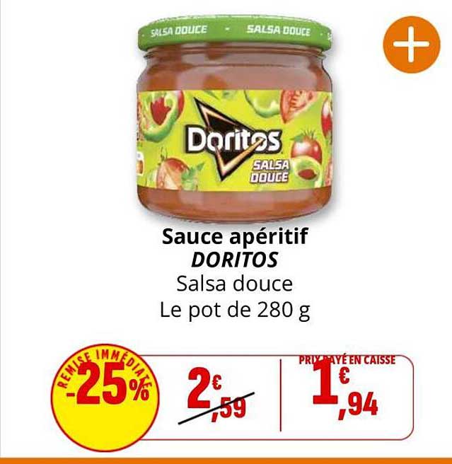 Sauce apéritif DORITOS Salsa douce