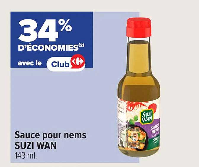Sauce pour nems SUZI WAN