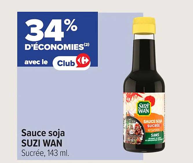 Sauce soja SUZI WAN