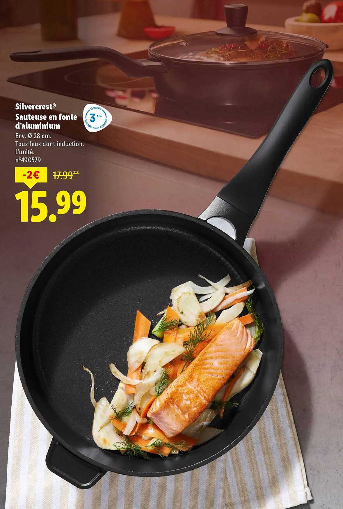 Sauteuse en fonte d’aluminium Silvercrest®