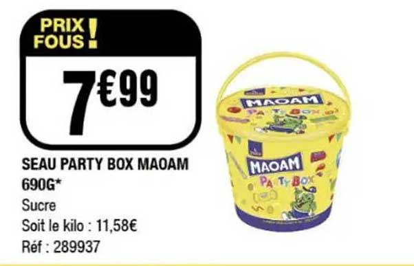 SEAU PARTY BOX MAOAM 690G
