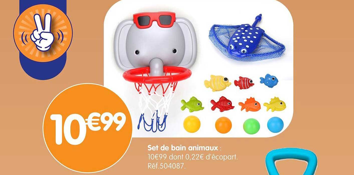 Set de bain animaux :